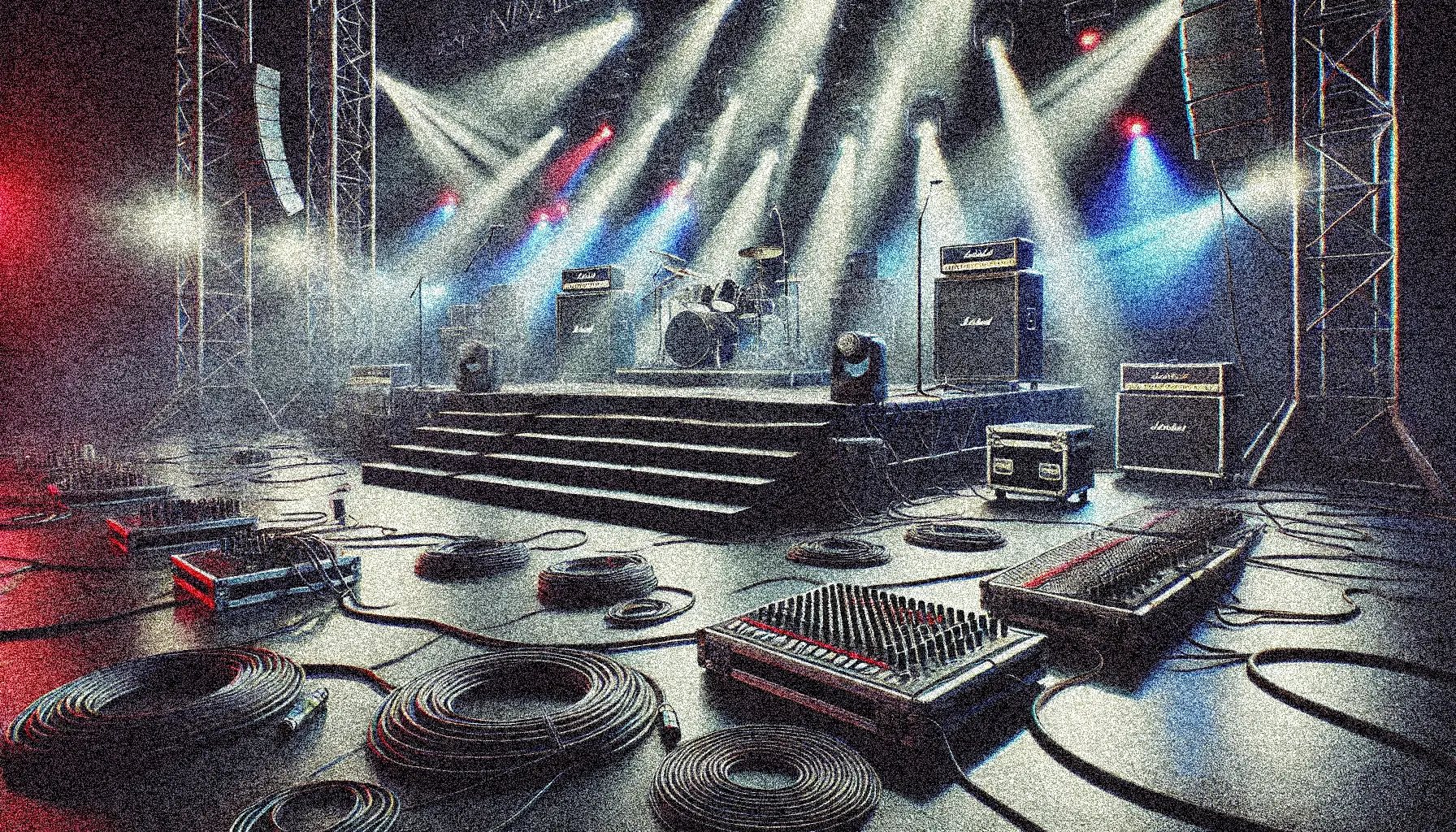 Plateau de concert équipé